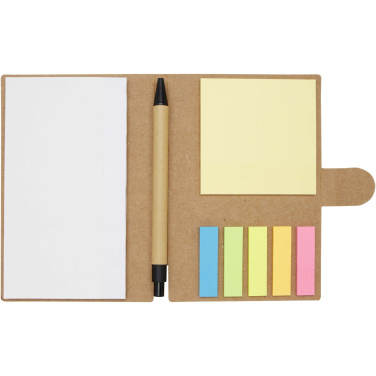 Logo trade advertising products picture of: Swift sticky notes booklet with ballpoint pen (black ink)