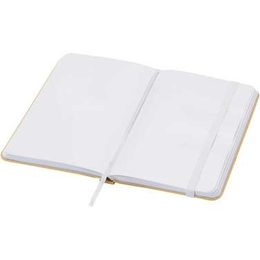Logotrade promotional product image of: Reed A6 recycled hard cover notebook with plain pages