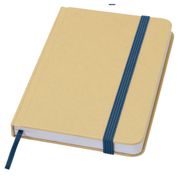 Logotrade promotional product picture of: Reed A6 recycled hard cover notebook with plain pages