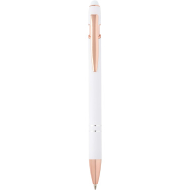 Logo trade promotional merchandise image of: Nanna ballpoint pen with rose gold finish (black ink)