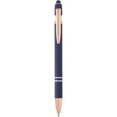 Logotrade business gift image of: Nanna ballpoint pen with rose gold finish (black ink)