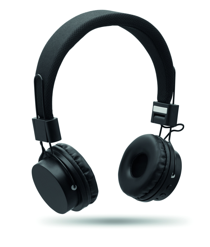 Logo trade advertising products image of: ABS wireless foldable headphone