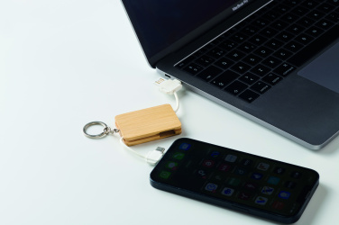 Logotrade promotional merchandise picture of: Key ring charging cable