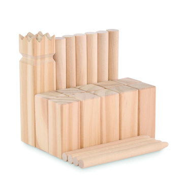 Logo trade corporate gifts image of: Pinewood outdoor throwing game