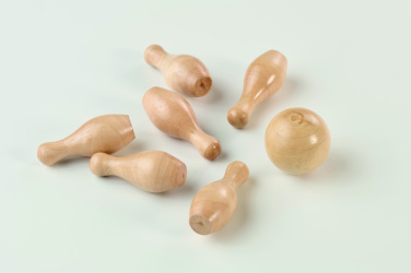 Logotrade promotional merchandise photo of: Mini pine wood bowling set