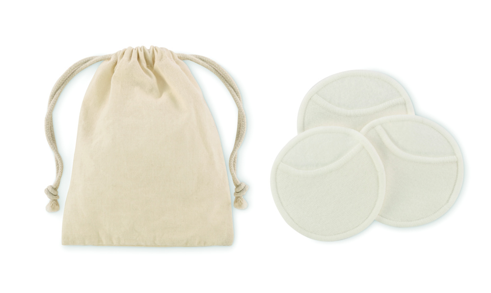 Logo trade promotional items picture of: Reusable face cleaning pad set