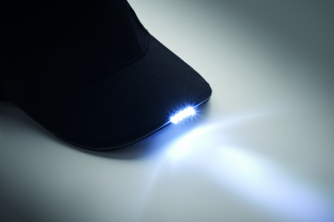 Logotrade promotional merchandise image of: 5 panel LED cotton cap 220gr/m²