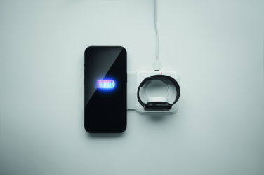 Logo trade corporate gifts picture of: 2 in 1 foldable charger 15W