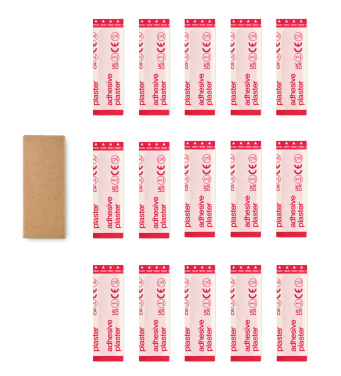 Logo trade promotional products image of: 15 pieces adhesive plasters