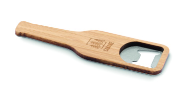 Logotrade advertising products photo of: Bamboo bottle opener