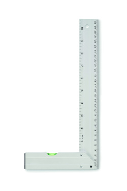Logo trade promotional giveaways image of: Aluminium level ruler 30 cm