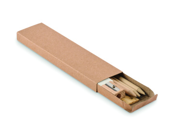 Logo trade business gifts image of: Paper box stationery set