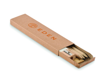 Logo trade business gifts image of: Paper box stationery set