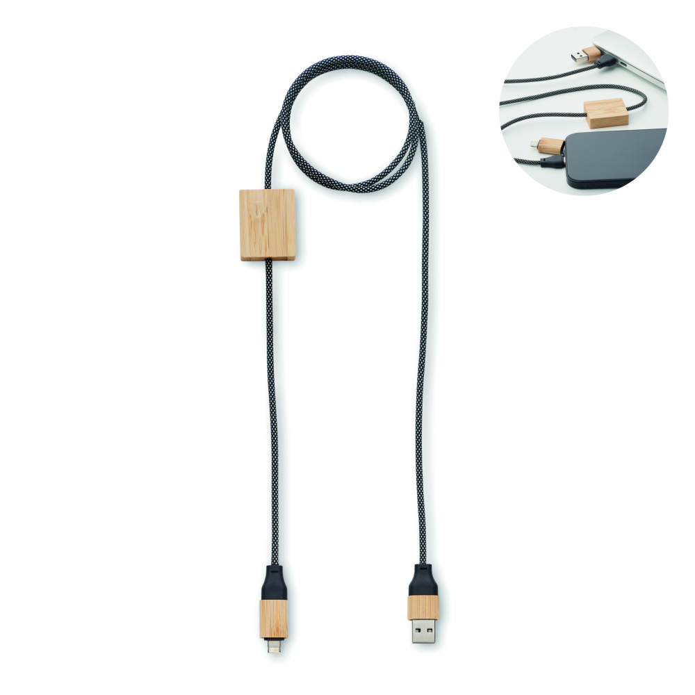 Logo trade promotional merchandise photo of: 60W charging cable