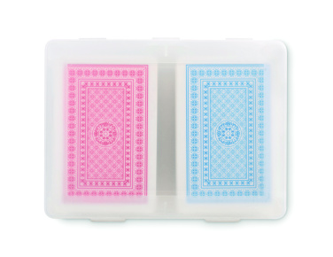 Logo trade advertising products image of: Set of classic playing cards
