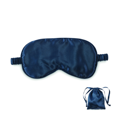 Logo trade promotional merchandise photo of: Soft polyester eye mask