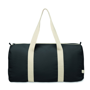 Logotrade corporate gift image of: Recycled cotton sports bag