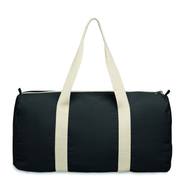 Logo trade business gifts image of: Recycled cotton sports bag
