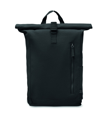 Logo trade promotional merchandise picture of: Roll top backpack 390 gr/m²