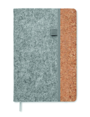 Logo trade promotional merchandise image of: A5 RPET cork notebook