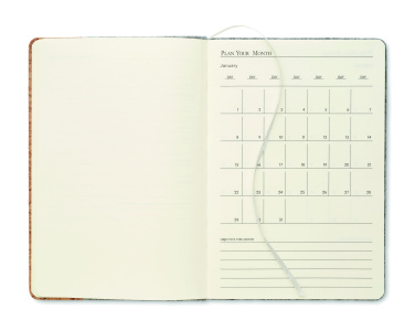 Logo trade promotional gifts picture of: A5 RPET cork notebook