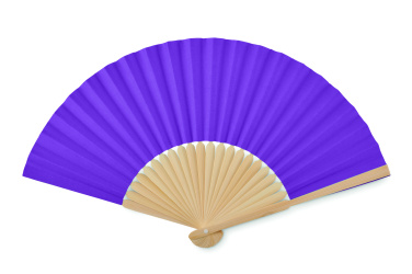 Logo trade business gift photo of: Manual hand fan