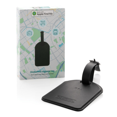 Logo trade promotional item photo of: Globetrack RCSrPolyester luggage tag with worldwide locating
