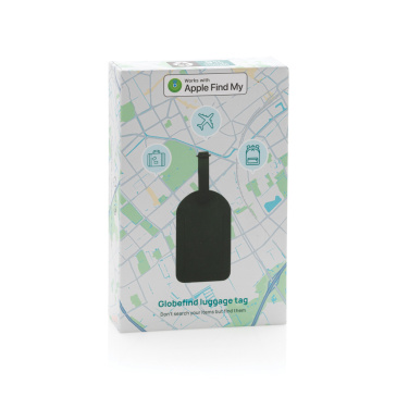 Logo trade promotional gift photo of: Globetrack RCSrPolyester luggage tag with worldwide locating