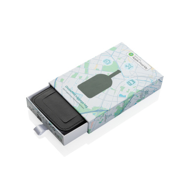Logo trade advertising products image of: Globetrack RCSrPolyester luggage tag with worldwide locating