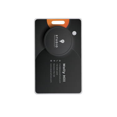 Logotrade corporate gift picture of: Findit RCS rplastic ultra-thin finder card rechargeable