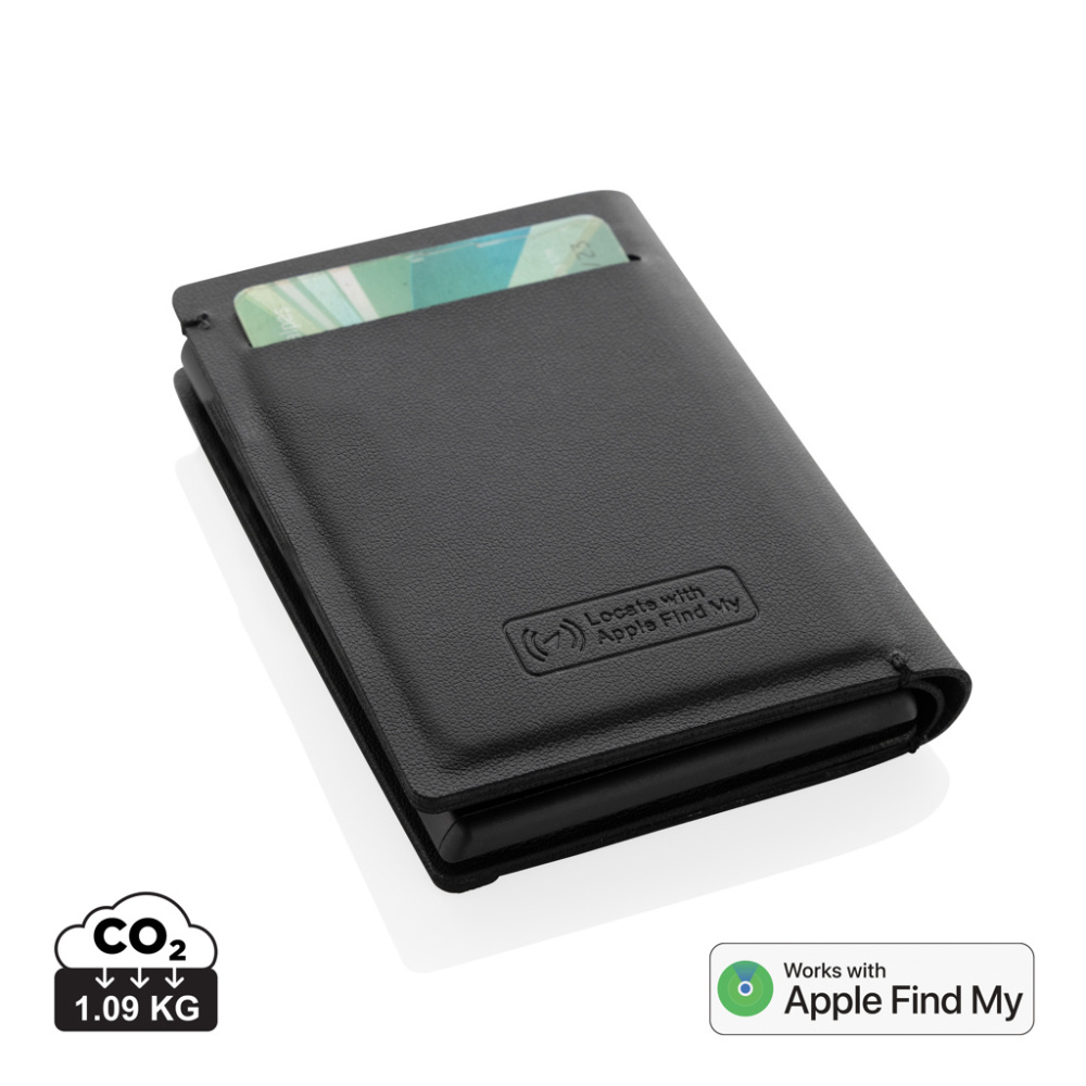 Logo trade promotional gift photo of: Seekcard RCS rpolyester card wallet with worldwide locating