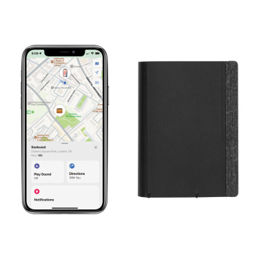 Logo trade promotional giveaway photo of: Seekcard RCS rpolyester card wallet with worldwide locating