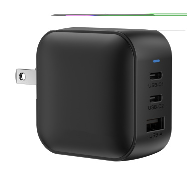Logo trade promotional merchandise photo of: Urban Vitamin Santa Cruz RCS rplastc 70W GAN charger