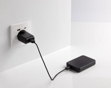 Logotrade promotional gift image of: Boostcore RCS recycled plastic powerbank 5.000mAh with USB C