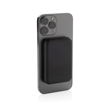 Logo trade promotional items image of: Stellar RCS recycled plastic 5000 mah 5W magnetic powerbank