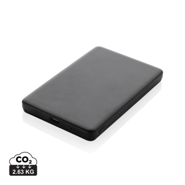 Logo trade promotional gifts image of: Orion RCS recycled aluminum 5000 mah 5W magnetic powerbank