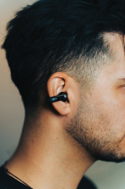 Logo trade promotional products picture of: Urban Vitamin Long Beach ENC rplastic wireless earbuds