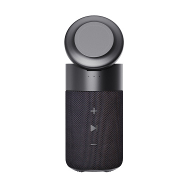 Logo trade promotional merchandise image of: Urban Vitamin Anaheim RCS recycled 10W speaker 15W charger