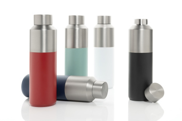 Logotrade advertising product image of: Fluid RCS certified recycled steel water bottle 600ml