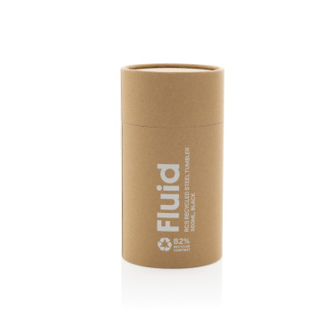 Logo trade promotional item photo of: Fluid RCS certified recycled steel tumbler 500ml