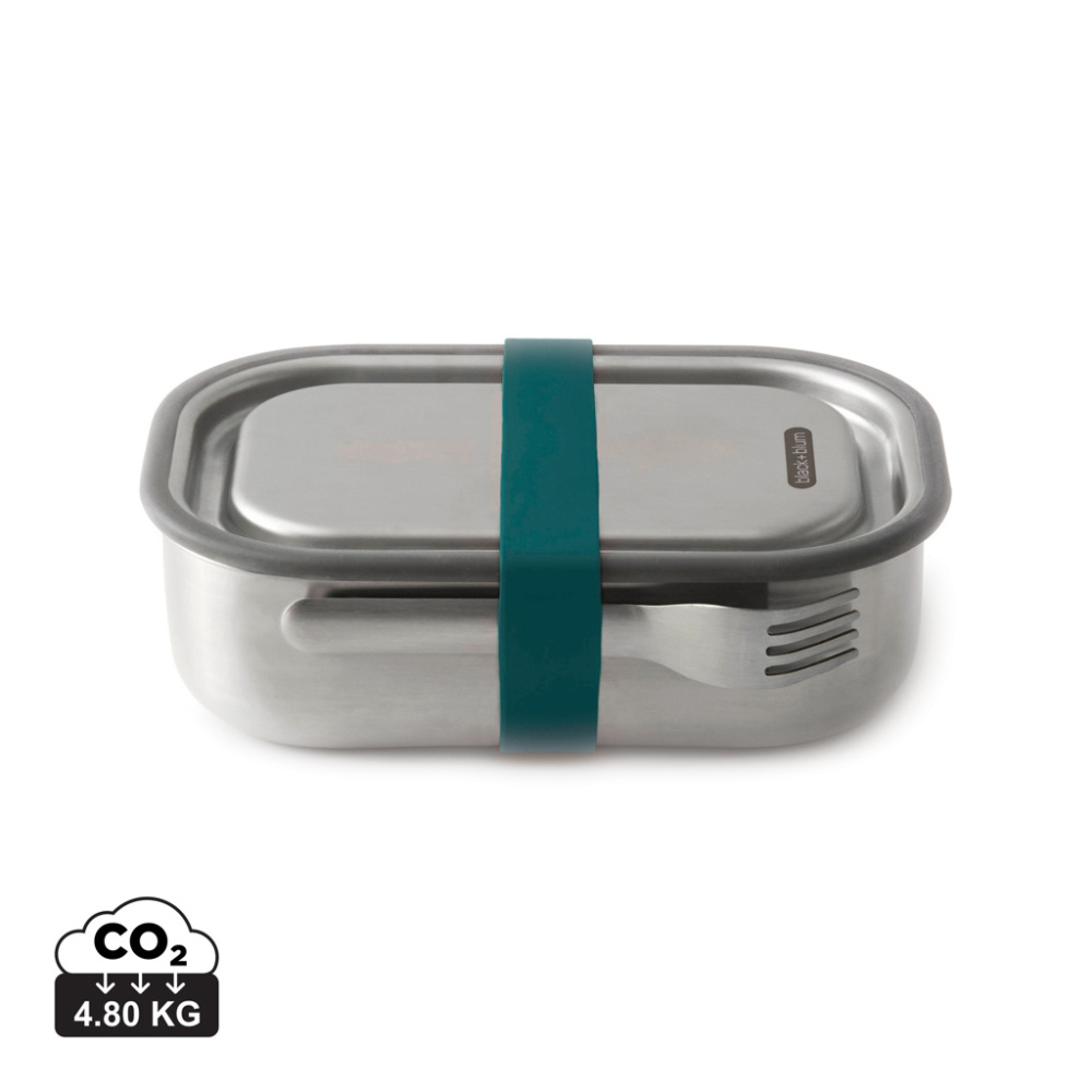 Logotrade promotional merchandise image of: Black+Blum Stainless Steel Lunch Box Large