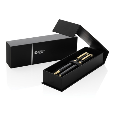Logotrade corporate gift picture of: Swiss Peak Luca RCS recycled brass deluxe pen set