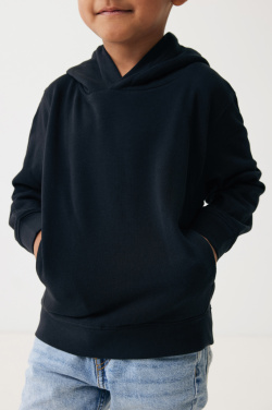 Logotrade promotional products photo of: Iqoniq Yengo kids recycled cotton hoodie with sidepockets