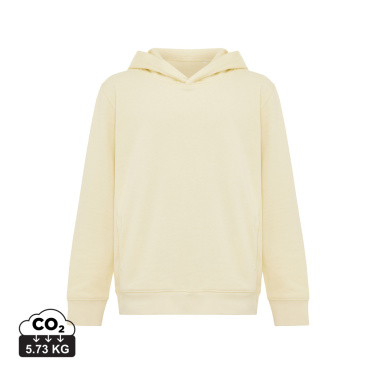 Logo trade promotional items image of: Iqoniq Yengo kids recycled cotton hoodie with sidepockets