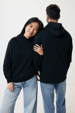 Logo trade promotional giveaways image of: Iqoniq Yengo recycled cotton hoodie with sidepockets