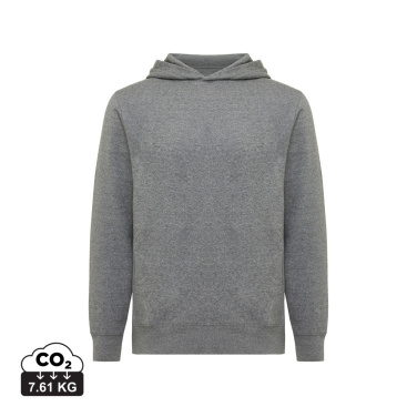 Logo trade promotional products image of: Iqoniq Yengo recycled cotton hoodie with sidepockets