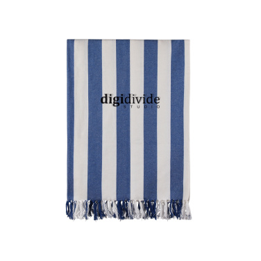 Logo trade promotional products image of: VINGA Ornos GRS recycled cotton hammam towel
