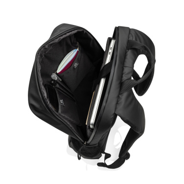 Logo trade business gift photo of: Lima Aware™ RPET water resistant 15.6 laptop backpack