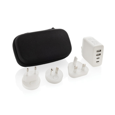 Logotrade promotional products photo of: TravelCharge Pro RCS rplastic travel charger with USB C