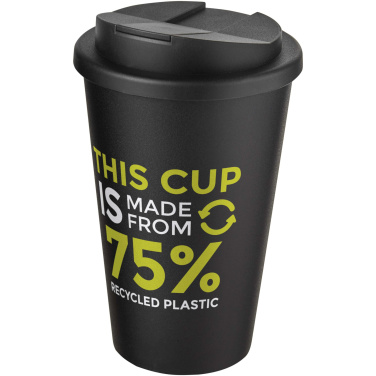 Logotrade promotional merchandise photo of: Americano® Eco 350 ml recycled tumbler with spill-proof lid